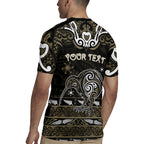Personalised Waikato Tainui Aotearoa Meri Kirihimete Rugby Jersey Maori Kiwi Bird Silver Fern Koru Pattern