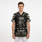 Personalised Waikato Tainui Aotearoa Meri Kirihimete Scrub Top Maori Kiwi Bird Silver Fern Koru Pattern