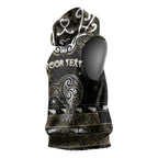 Personalised Waikato Tainui Aotearoa Meri Kirihimete Sleeveless Hoodie Maori Kiwi Bird Silver Fern Koru Pattern