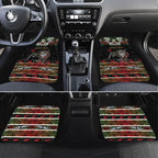 Personalised Ngai Tuhoe Aotearoa Meri Kirihimete Car Mats Maori Kiwi Bird Silver Fern Koru Pattern