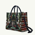 Ngai Tuhoe Aotearoa Meri Kirihimete Leather Bag Maori Kiwi Bird Silver Fern Koru Pattern