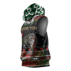 Personalised Ngai Tuhoe Aotearoa Meri Kirihimete Sleeveless Hoodie Maori Kiwi Bird Silver Fern Koru Pattern