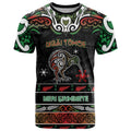 Personalised Ngai Tuhoe Aotearoa Meri Kirihimete T Shirt Maori Kiwi Bird Silver Fern Koru Pattern