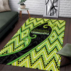 Aotearoa Atua Tanemahuta Area Rug God Of Forests Koru Patterns Koru Patterns