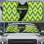 Aotearoa Atua Tanemahuta Auto Sun Shade God Of Forests Koru Patterns Koru Patterns