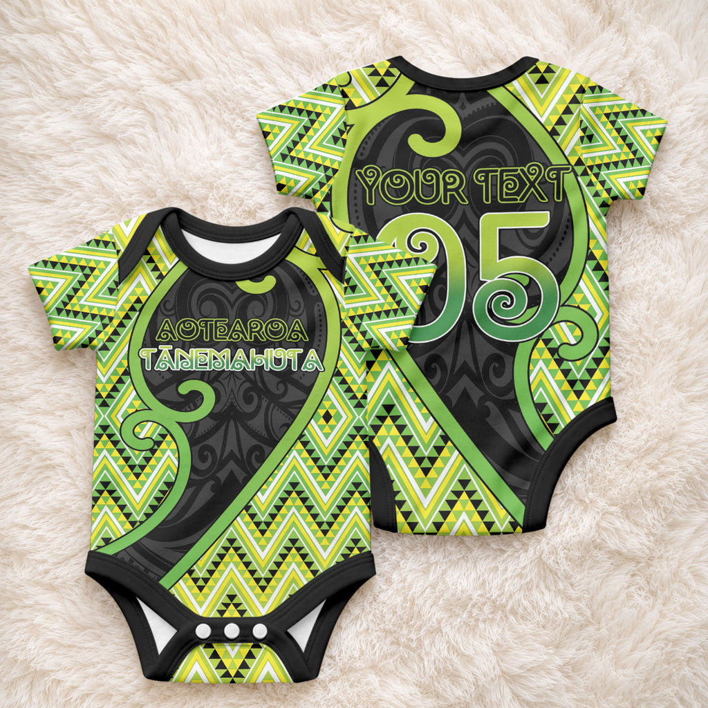 Custom Aotearoa Atua Tanemahuta Baby Onesie God Of Forests Koru Patterns Koru Patterns