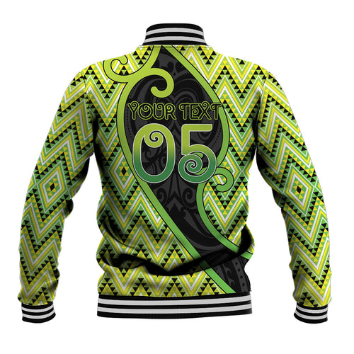 Custom Aotearoa Atua Tanemahuta Baseball Jacket God Of Forests Koru Patterns Koru Patterns