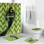 Aotearoa Atua Tanemahuta Bathroom Set God Of Forests Koru Patterns Koru Patterns