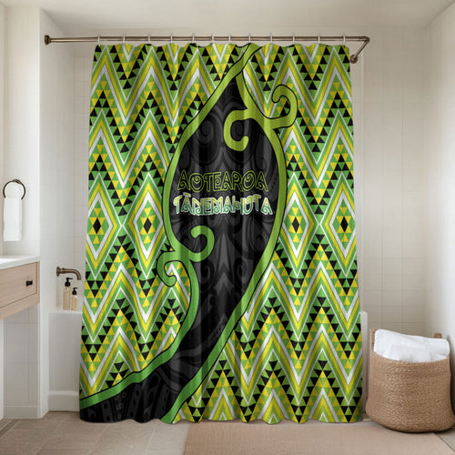 Aotearoa Atua Tanemahuta Bathroom Set God Of Forests Koru Patterns Koru Patterns