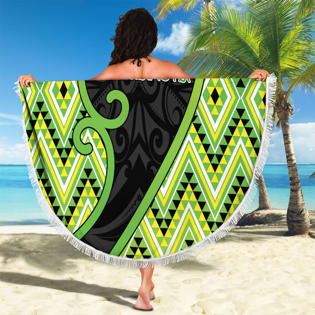 Aotearoa Atua Tanemahuta Beach Blanket God Of Forests Koru Patterns Koru Patterns