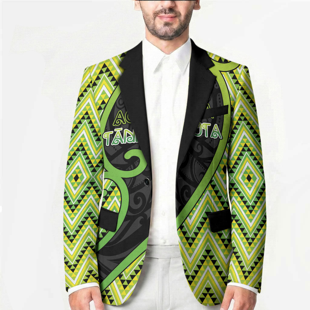 Custom Aotearoa Atua Tanemahuta Blazer God Of Forests Koru Patterns Koru Patterns
