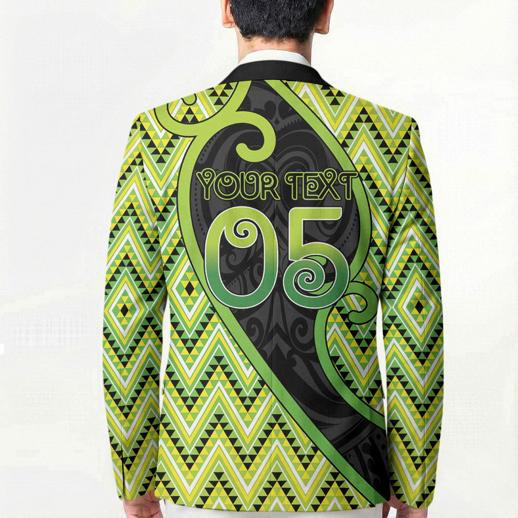 Custom Aotearoa Atua Tanemahuta Blazer God Of Forests Koru Patterns Koru Patterns