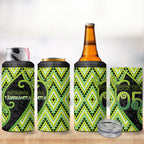 Custom Aotearoa Atua Tanemahuta 4 in 1 Can Cooler Tumbler God Of Forests Koru Patterns Koru Patterns