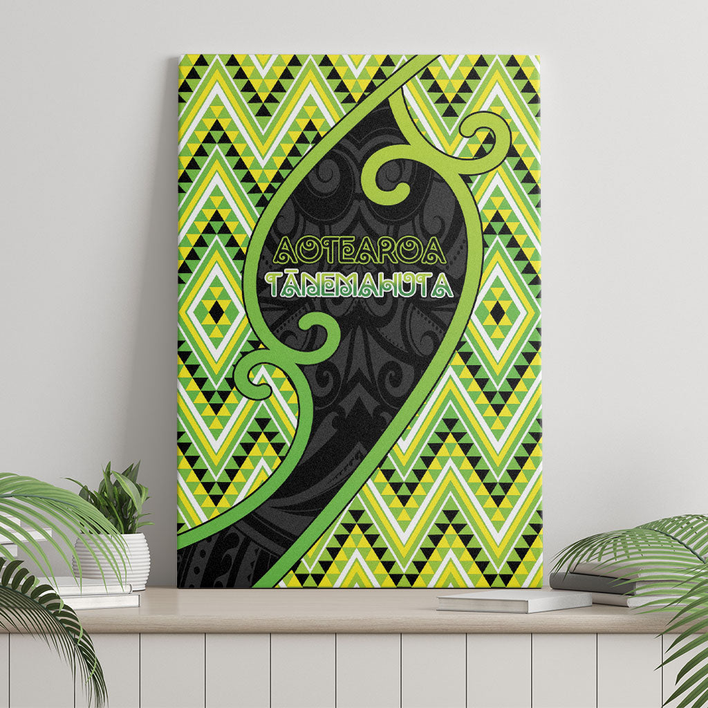 Aotearoa Atua Tanemahuta Canvas Wall Art God Of Forests Koru Patterns Koru Patterns