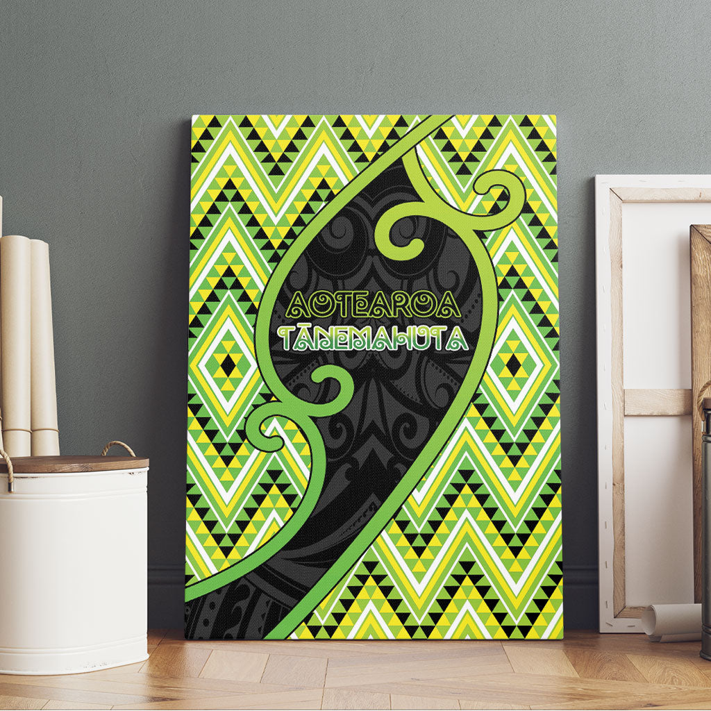 Aotearoa Atua Tanemahuta Canvas Wall Art God Of Forests Koru Patterns Koru Patterns