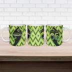 Custom Aotearoa Atua Tanemahuta Ceramic Mug God Of Forests Koru Patterns Koru Patterns