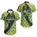 Custom Aotearoa Atua Tanemahuta Couples Matching Off Shoulder Maxi Dress and Hawaiian Shirt God Of Forests Koru Patterns Koru Patterns