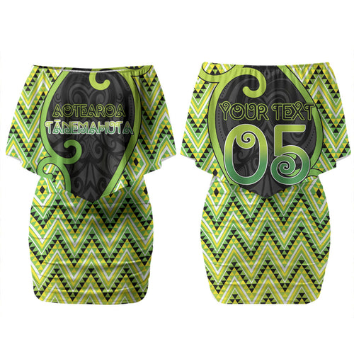 Custom Aotearoa Atua Tanemahuta Couples Matching Off Shoulder Short Dress and Hawaiian Shirt God Of Forests Koru Patterns Koru Patterns