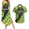Custom Aotearoa Atua Tanemahuta Couples Matching Summer Maxi Dress and Hawaiian Shirt God Of Forests Koru Patterns Koru Patterns