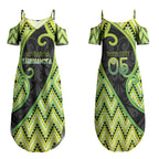 Custom Aotearoa Atua Tanemahuta Couples Matching Summer Maxi Dress and Hawaiian Shirt God Of Forests Koru Patterns Koru Patterns