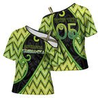 Custom Aotearoa Atua Tanemahuta Cross Shoulder Shirt God Of Forests Koru Patterns Koru Patterns