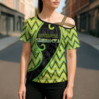 Custom Aotearoa Atua Tanemahuta Cross Shoulder Shirt God Of Forests Koru Patterns Koru Patterns