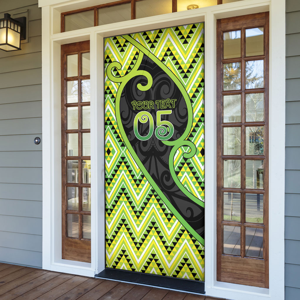 Custom Aotearoa Atua Tanemahuta Door Cover God Of Forests Koru Patterns Koru Patterns