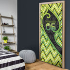 Custom Aotearoa Atua Tanemahuta Door Cover God Of Forests Koru Patterns Koru Patterns