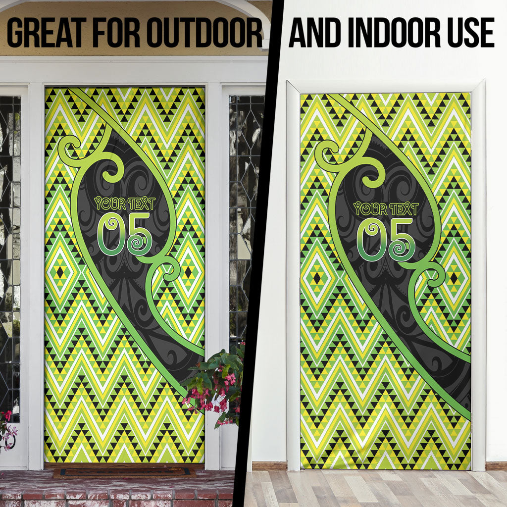 Custom Aotearoa Atua Tanemahuta Door Cover God Of Forests Koru Patterns Koru Patterns