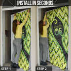 Custom Aotearoa Atua Tanemahuta Door Cover God Of Forests Koru Patterns Koru Patterns