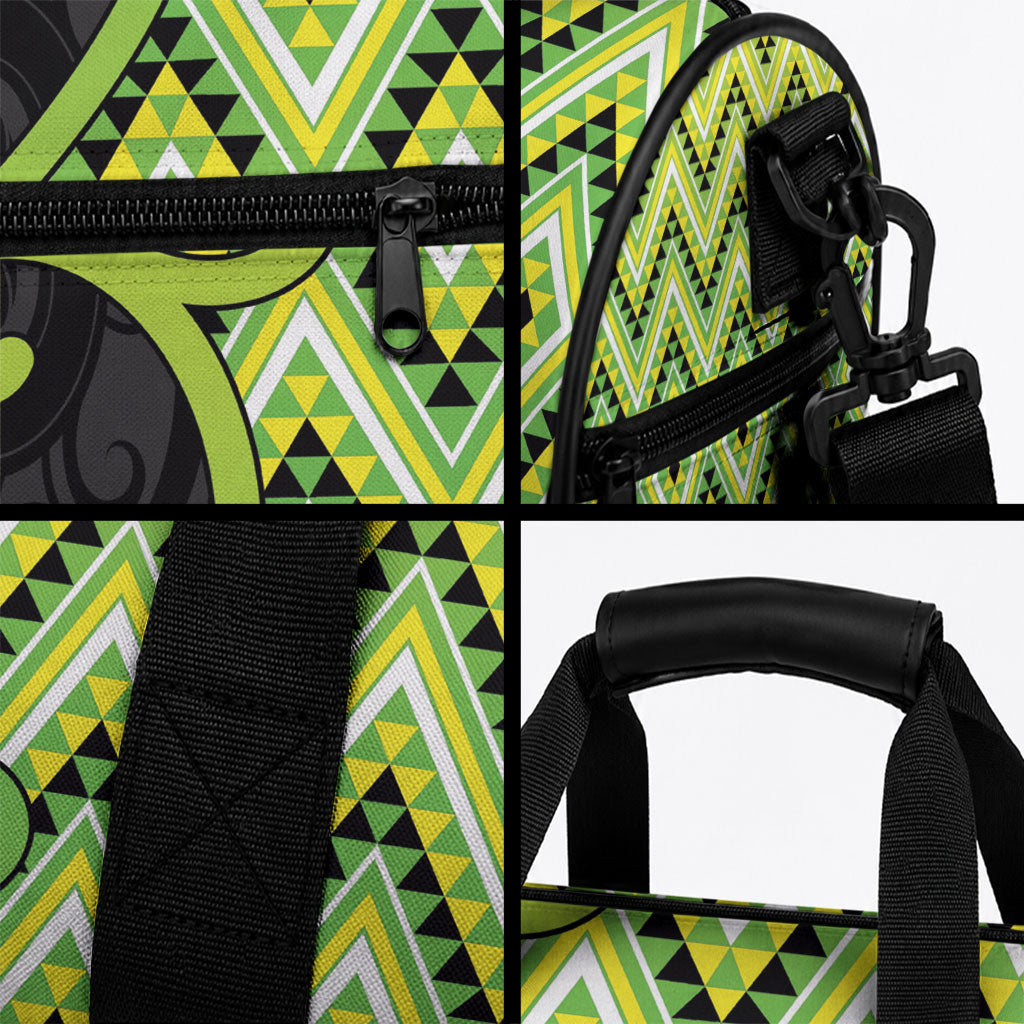 Aotearoa Atua Tanemahuta Duffle Bag God Of Forests Koru Patterns Koru Patterns