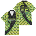 Custom Aotearoa Atua Tanemahuta Family Matching Off The Shoulder Long Sleeve Dress and Hawaiian Shirt God Of Forests Koru Patterns Koru Patterns
