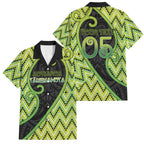 Custom Aotearoa Atua Tanemahuta Family Matching Off The Shoulder Long Sleeve Dress and Hawaiian Shirt God Of Forests Koru Patterns Koru Patterns