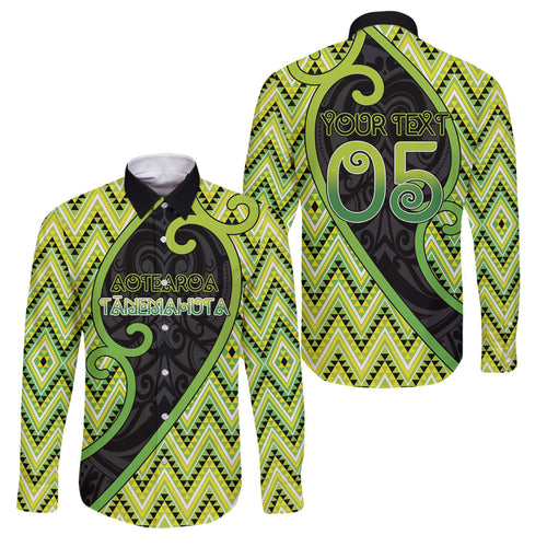Custom Aotearoa Atua Tanemahuta Family Matching Off Shoulder Maxi Dress and Hawaiian Shirt God Of Forests Koru Patterns Koru Patterns