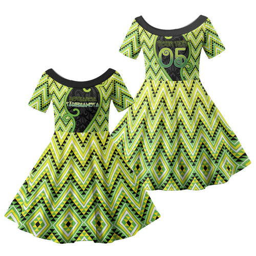 Custom Aotearoa Atua Tanemahuta Family Matching Off Shoulder Maxi Dress and Hawaiian Shirt God Of Forests Koru Patterns Koru Patterns
