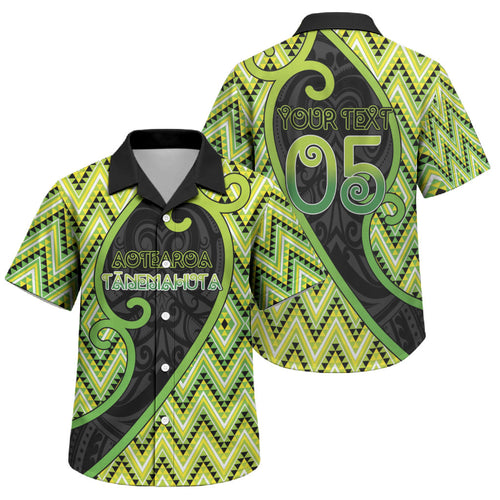 Custom Aotearoa Atua Tanemahuta Family Matching Off Shoulder Maxi Dress and Hawaiian Shirt God Of Forests Koru Patterns Koru Patterns