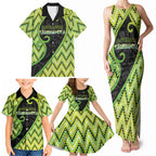 Custom Aotearoa Atua Tanemahuta Family Matching Tank Maxi Dress and Hawaiian Shirt God Of Forests Koru Patterns Koru Patterns