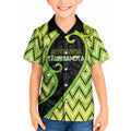 Custom Aotearoa Atua Tanemahuta Kid Hawaiian Shirt God Of Forests Koru Patterns Koru Patterns