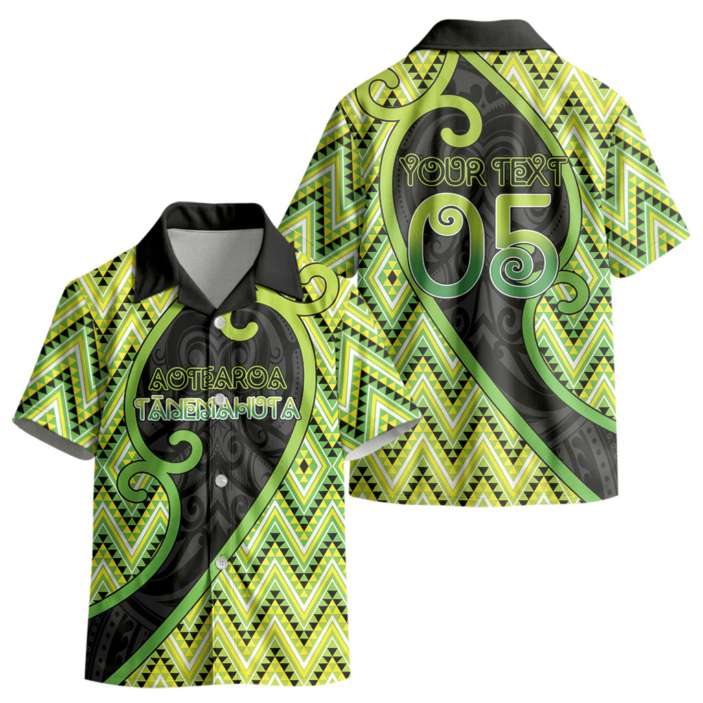 Custom Aotearoa Atua Tanemahuta Kid Hawaiian Shirt God Of Forests Koru Patterns Koru Patterns