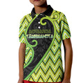 Custom Aotearoa Atua Tanemahuta Kid Polo Shirt God Of Forests Koru Patterns Koru Patterns