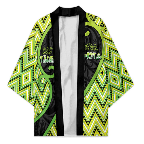 Custom Aotearoa Atua Tanemahuta Kimono God Of Forests Koru Patterns Koru Patterns