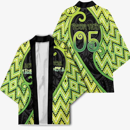 Custom Aotearoa Atua Tanemahuta Kimono God Of Forests Koru Patterns Koru Patterns
