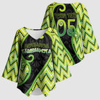 Custom Aotearoa Atua Tanemahuta Kimono Sleeve Blouse God Of Forests Koru Patterns Koru Patterns