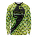 Custom Aotearoa Atua Tanemahuta Long Sleeve Shirt God Of Forests Koru Patterns Koru Patterns