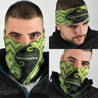 Aotearoa Atua Tanemahuta Neck Gaiter God Of Forests Koru Patterns Koru Patterns