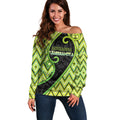Custom Aotearoa Atua Tanemahuta Off Shoulder Sweater God Of Forests Koru Patterns Koru Patterns