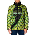 Custom Aotearoa Atua Tanemahuta Padded Jacket God Of Forests Koru Patterns Koru Patterns