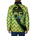 Custom Aotearoa Atua Tanemahuta Padded Jacket God Of Forests Koru Patterns Koru Patterns