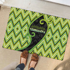 Aotearoa Atua Tanemahuta Rubber Doormat God Of Forests Koru Patterns Koru Patterns