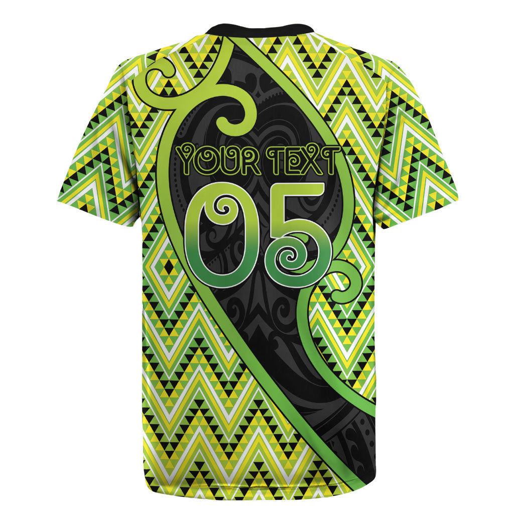 Custom Aotearoa Atua Tanemahuta Rugby Jersey God Of Forests Koru Patterns Koru Patterns